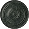 Ekena Millwork Classic Ceiling Medallion (For Canopies up to 5 1/2"), 21 7/8"OD x 2 3/8"P, Painted Turtle Crackle CM22CLPTC - alternate 1